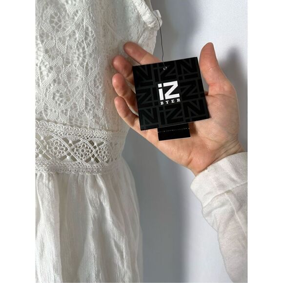 IZ Byer White Lace High Low Dress - Picture 6 of 12